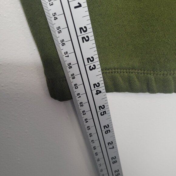 Vintage y2k Aeropostale green low rise drawstring cropped sweatpants size large - Picture 5 of 7